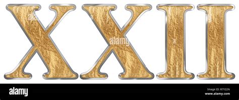 xxii in roman numerals